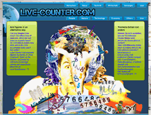 Tablet Screenshot of live-counter.com